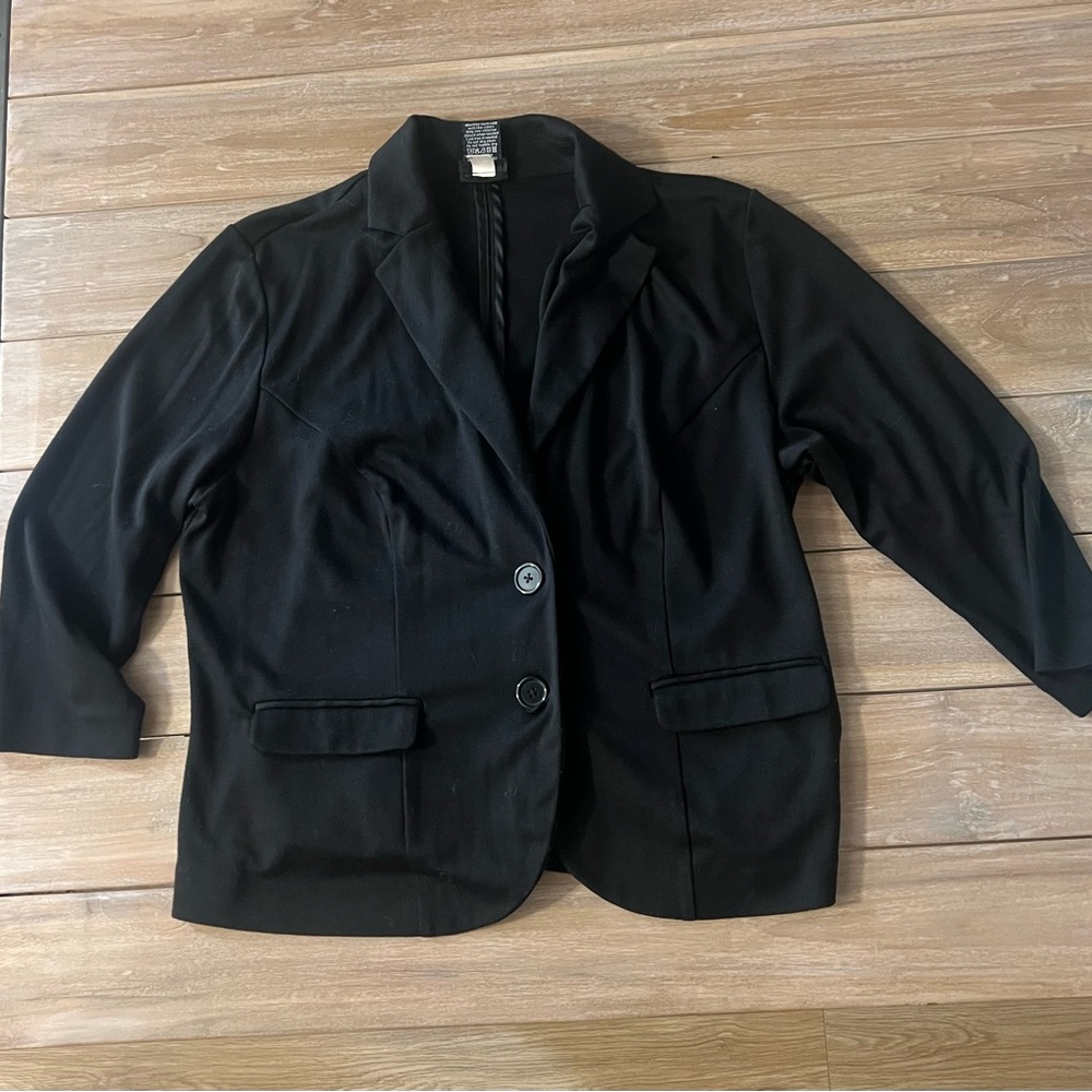 Torrid Black Blazer Classic Suit Jacket